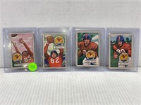 LOT OF 4 - 1951 BOWMAN FOOTBALL CARDS, RAY COOLE,