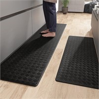 2 Pieces Anti Fatigue Cushioned Kitchen Mat