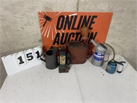 Vintage Oil Can Lot