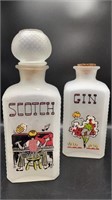 Vtg 1950s Gay Fad Studios Liquor Decanters