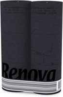6-Pk Renova 3-Ply Soft Black Toilet Loo Tissue