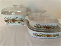 Vtg. Corningware Spice of Life