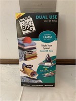 3 LG DUAL USE SPACE BAG STORAGE BAGS