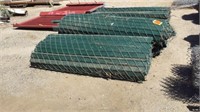 3 Rolls Of  6 Ft. Chain Link Fence W/ Green