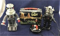 Lost in Space Lunch Pail and 2 Robots