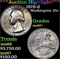 ***Auction Highlight*** 1976-d Washington Quarter