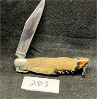 NOVELTY CZECHOSLOVAKIA MADE HOOF POCKET KNIFE