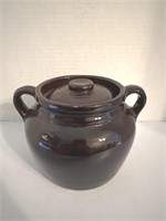 Marked USA Stoneware bean pot