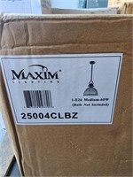 NEW Maxim Lighting 25004CLBZ One Light Clear