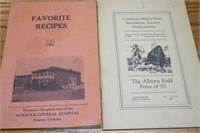 Recipe Book & The Alberta Field Force