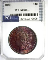 1883 Morgan PCI MS65+ Incredible Color