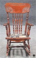 Children's Wood Rocking Chair