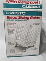 NEW BUT OPENED- PRESTO BREAD SLICING GUIDE