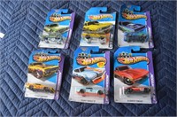 Lot of 6 Hot Wheels Cars in Original Package