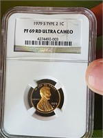 PF69 RD Ultra Cameo 1979-S Type 2 Penny