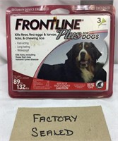 F11) FACTORY SEALED FRONTLINE PLUS FOR DOGS,
