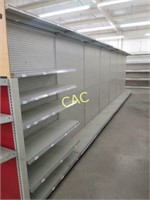 7 Sections of Metal Store Shelving (Two Sides)