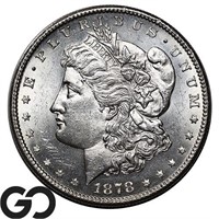 1878-S Morgan Silver Dollar, Near Gem BU Blazer!