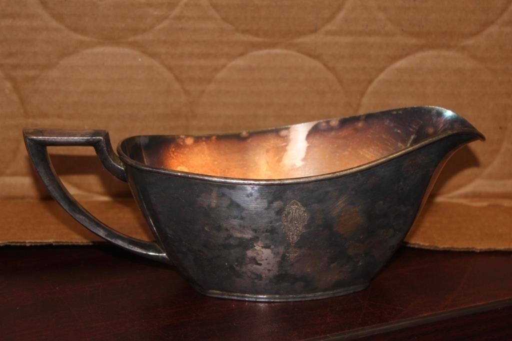 Silverplated Gravy Bowl