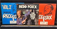 RED FOXX Vintage Vinyl Records x3