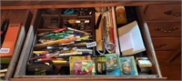DRAWER FULL OF PENS, OFFICE SUPPLIES