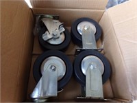 4 heavy duty casters