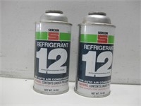 Two NOS Refrigerant R12 Cans