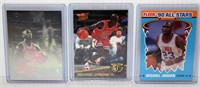 Michael Jordan - 3 Nice Basketball Cards