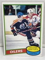 1980/81 2nd Year Topps Gretzky Card in ex-ex+