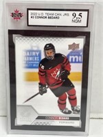 GRADED 2022 UD Team Can. Jrs. #2 Connor Bedard