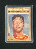 1962 Mickey Mantle All-Star Card