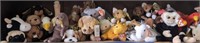 Collection Of Ty Beenie Babies, Unicorn, Monkey,