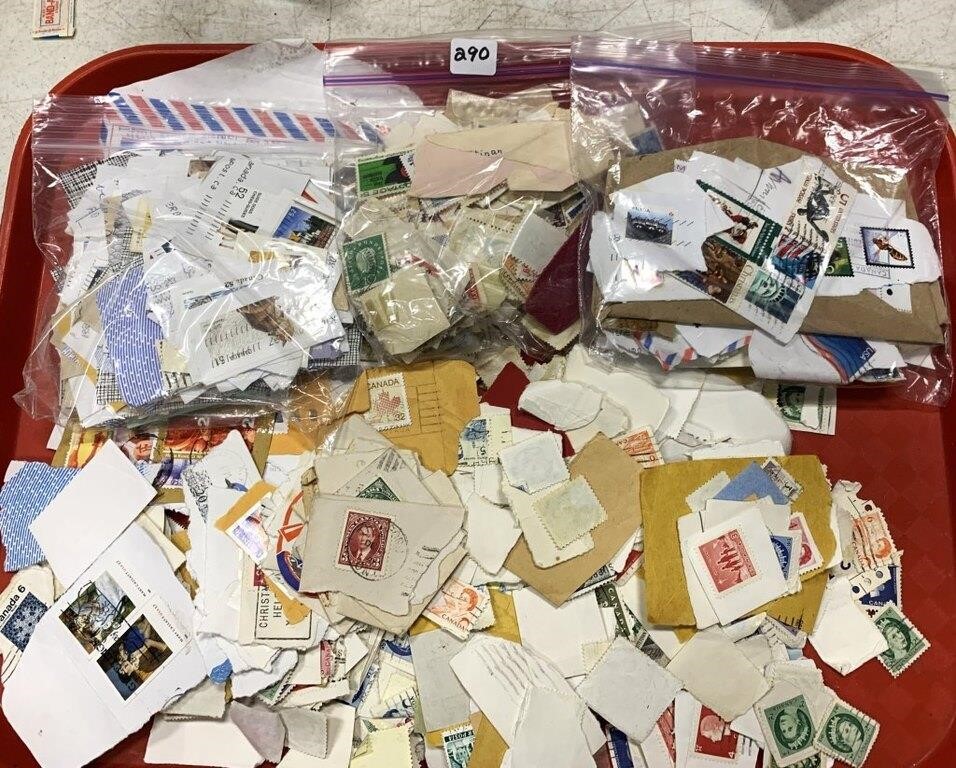 Used Postage Stamps (see photo)