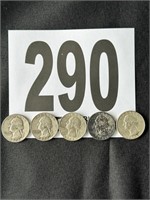 (5) Washington Silver Quarters (CASH ONLY)