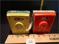 Fisher Price Music Box Pocket Radios Works