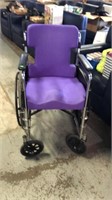 Purple wheelchair