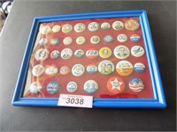 Vintage Post Cereal political pins premiums