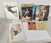 35 Varga Girls & Model Postcards