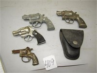 4 STUB NOSE CAP PISTOLS AND MORE