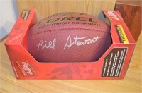 Bill Stewart Autographed Football