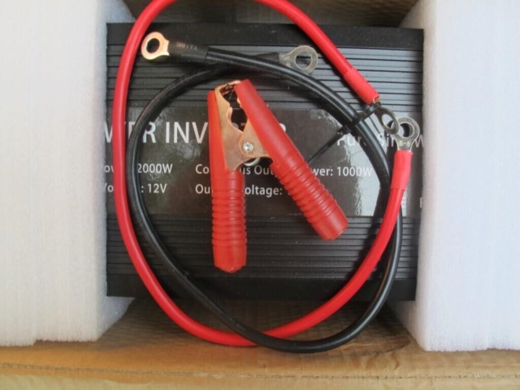 POWER INVERTER IN BOX  2000W  12V  PURE SINE WAVE