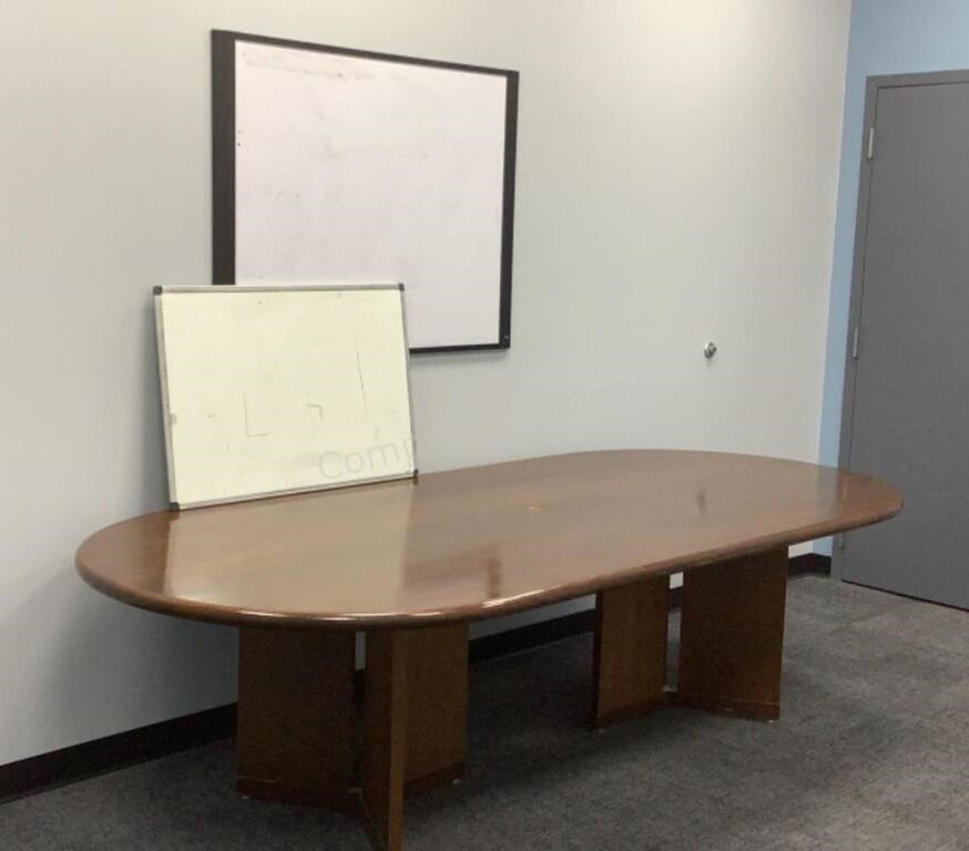 Conference Table and Dry Erase Boards