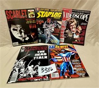 Lot of 5 Magazines Filmfax Scarlet Street Monsters