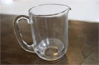 Vintage Clear Glass Creamer