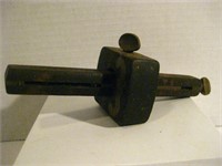 ANTIQUE WOOD AND BRASS SCRIBE