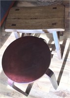 2 Plant Stands/Stool