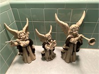 Lot of 3 Large Angels Figures