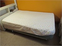 Double sized bed and headboard