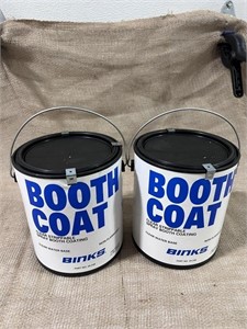 (2) 1 Gallons of Spray Booth Coating