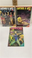 AIRCEL LEATHER & LACE ADULT COMICS ISSUES #1-3